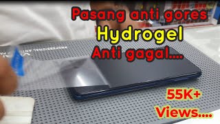 Cara Pasang Anti Gores Hydrogel Dengan Benar [upl. by Onez]