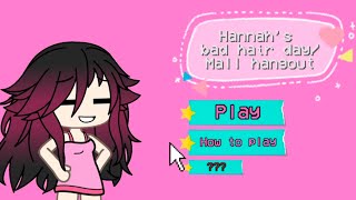 hannah’s bad hair day  lost gacha flash game 2006 [upl. by Delwin]