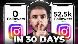 How I Gained 50000 Followers In 1 Month 9 Easy Steps [upl. by Ahilam]