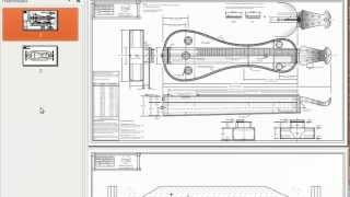 épinette des Vosges 6 string model plans available now to make your own [upl. by Nesiaj266]