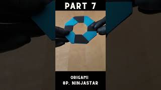 Origami 8Sided Ninja Star Tutorial 🐱⭐ How to Fold an Epic Paper Ninja Star Part 7 [upl. by Otero]