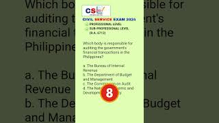 Civil Service Exam 2024 Reviewer  16 civilservicereviewer csexam2024 csepasser shorts [upl. by Allrud]