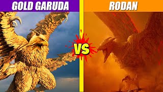 Gold Garuda Eagle Kaiju vs Rodan  SPORE [upl. by Schechinger]