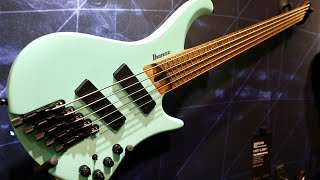 Ibanez EHB Ergonomic Headless Bass Collection  NAMM 2020 [upl. by Brandi]