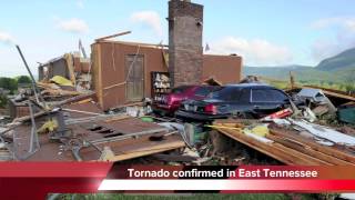 EF3 Tornado strikes Speedwell TN Claiborne County [upl. by Melquist]