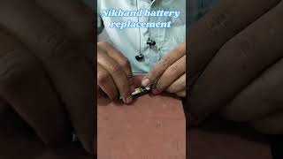 Neckband battery replacement smartphone repring video shorts [upl. by Rodablas]