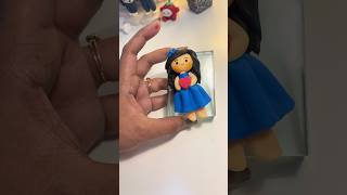 Making of a cute hair bow🎀 The best gift for any girl 🌸 craftedwithclay bestgift handmade [upl. by Townsend]