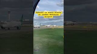 This is why London Heathrow is busiest airport in the world heathrow shortsvideo planes takeoff [upl. by Mintun949]