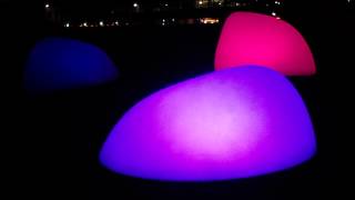 MARBLES by Daan Roosegaarde at Route du Nord time lapse [upl. by Puritan162]