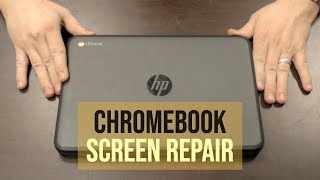 HP Chromebook 11 G5 EE Screen Replacement [upl. by Arnelle]