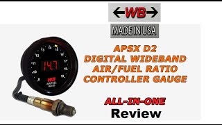 WIdeBand APSX D2 Airfuel ratio gauge Review [upl. by Brier]