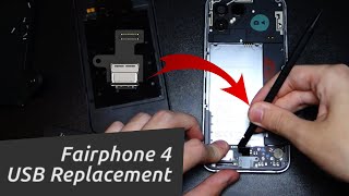 Replacing my Fairphone 4 USB Port  Vlog  Tutorial [upl. by Moazami]