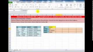 Düşeyara Vlookup [upl. by Imoin]