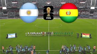 ARGENTINA vs BOLIVIA  FIFA WORLD CUP QUALIFIERS 2026 [upl. by Suhpoelc]