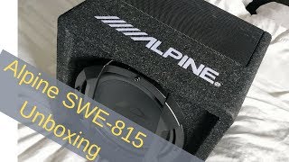 Unboxing Alpine SWE815  This sub has everything [upl. by Vaas396]