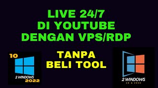 FFMPEG  LIVE YOUTUBE PAKAI RDP DENGAN FFMPEG [upl. by Madella915]