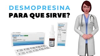 DESMOPRESINA que es y para que sirve la desmopresina como usar desmopresina nasal spray [upl. by Irollam35]