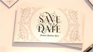 Most Beautiful Musical Ecard invite  Wedding Invitation Video  Save The Date  VR 46 [upl. by Ellehcer]