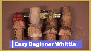 Fast amp Easy Beginner Whittle  Pocket Knife Bottle Stopper [upl. by Liesa]