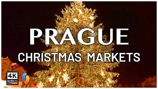 Christmas Markets in Prague Day to Night Magic [upl. by Arva3]