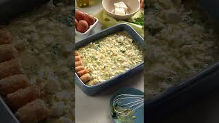 Spinach Feta and Artichoke Tater Tot Casserole [upl. by Moffat]