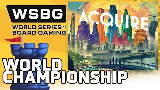 Acquire World Series Championship  4 players compete for the RING [upl. by Nenerb]