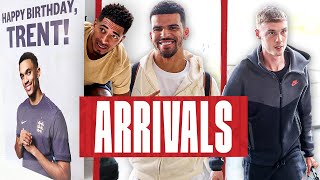 Jude Surprises Trent 🥳 Solanke Returns amp The Wolf Is Back  Arrivals  England [upl. by Innob819]