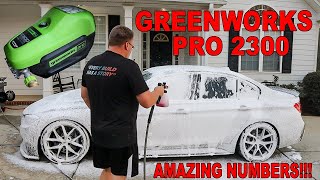 Active VE52 has competition  Greenworks Pro 2300  Review amp Testing  Car Washing [upl. by Lemmie932]