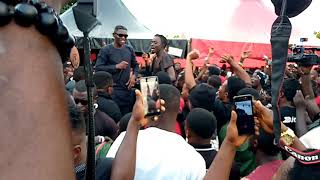 KWADWO NKANSAH LIL WAYNE AND AGYA KOO PERFORMS  DR KWAKU OTENG MOTHERS FUNERAL YESTERDAY [upl. by Rolland]