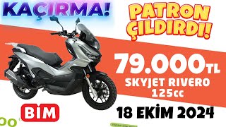 Skyjet rivero 125cc motosiklet bim 18 ekim 2024 aktüel ürünler kataloğu [upl. by Kamila19]