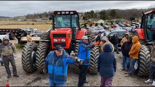 Agco and Allis Chalmers Tractors Sold on Ohio Farm Auction Wednesday 2520 [upl. by Ytirehc393]