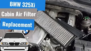 How To Replace Your Cabin Air Filter  BMW 325Xi [upl. by Surat]