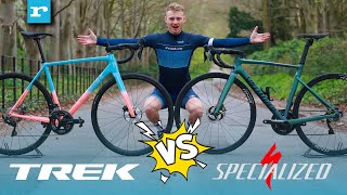 NEW 2023 Trek Emonda ALR vs Specialized Allez Sprint  Aluminium Road Bike Super Showdown [upl. by Bradwell]