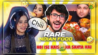 RARE INDIAN STREET FOODYUMMYY🤤CarryMinati  CARRYMINATI  REACTION [upl. by Eleanor]