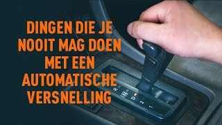 Dingen die je nooit mag doen met een automatische versnelling  AUTODOC tips [upl. by Wynne]