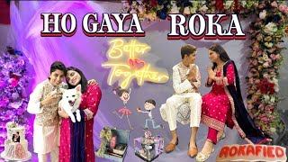 Roka Ceremony at Delhi rokaceremony vlog trending party [upl. by Oned]