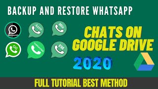 How to Backup And Restore GBFMYoOGMix Whatsapp Chats on Google Drive  Full Tutorial [upl. by Nnylram]