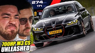 Heart Attack amp Regret in 700HP BMW M3 CS🤣  Nürburgring [upl. by Frodina796]