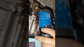 Engine oil amp filter change short idea [upl. by Htelimay]