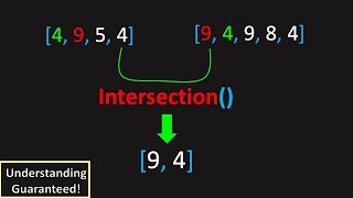 Can You Find the Intersection of Two Arrays LeetCode 349 Intersection of Two Arrays [upl. by Euphemia]