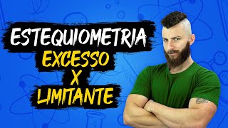 ESTEQUIOMETRIA COM REAGENTE EM EXCESSO E REAGENTE LIMITANTE [upl. by Annayek]