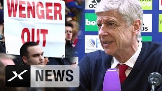 Arsene Wenger FanProteste nicht schuld an Pleite  West Bromwich Albion  FC Arsenal 31 [upl. by Malkah869]