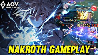 AOV  NAKROTHKILLUA GAMEPLAY  IN JUNGLE  ARENA OF VALOR LIÊNQUÂNMOBILE ROV [upl. by Eikcid33]