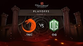 OG vs TNC  Lower Bracket  Game 2  The International 6 [upl. by Cirtemed]