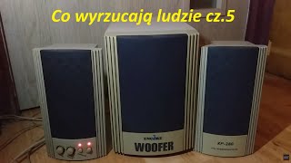 Głośniki komputerowe ze śmietnika ENCORE XP 280 21  Old pc speakers system from trash [upl. by Schiff]