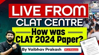 CLAT 2024 Students Reaction  Exam Centre Vibe  CLAT 2025  StudyIQ Law Entrance [upl. by Evita229]