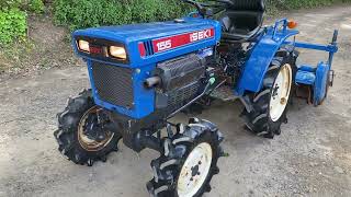 ISEKI 155 4x4 Compact Tractor amp Rotavator tiller [upl. by Pelligrini531]