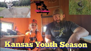 Kansas Youth Season 2024  KOAM Outdoors Youth Dee Hunt [upl. by Orvas]