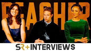 Reacher Interview Maria Sten Serinda Swan amp Shaun Sipos On Having Jack Reachers Back [upl. by Reseta]