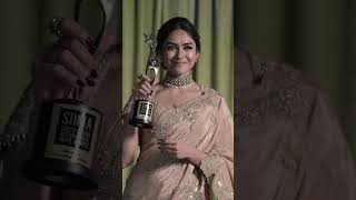 AwardWinning Mrunal Thakur Honored for Her Brilliant Performance in Hi Nanna  SIIMA 2024 [upl. by Lossa]